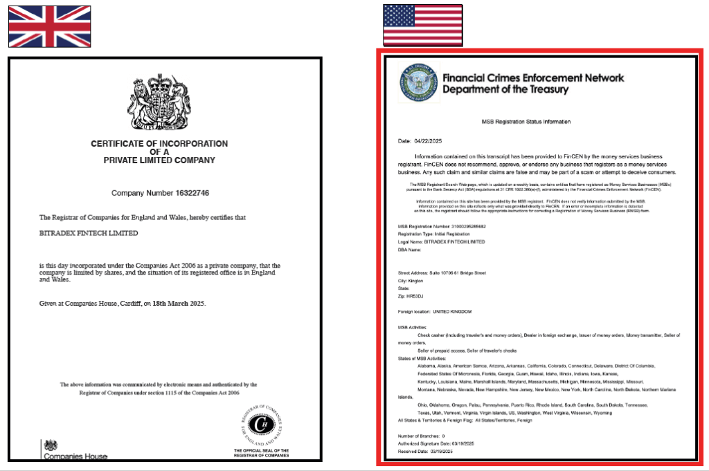 イギリスに本店登記、米国で政府発行のMBSライセンス取得